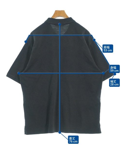 Acne Studios（アクネストゥディオズ）ポロシャツ 黒 サイズ:M メンズ/2200694257072