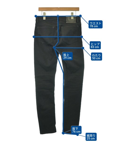 Acne Studios（アクネストゥディオズ）デニムパンツ 黒 サイズ:30(M位) メンズ/2200697252128