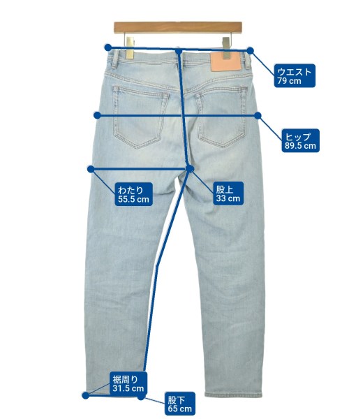 Acne Studios（アクネストゥディオズ）デニムパンツ 青 サイズ:31(M位) メンズ/2200697808080