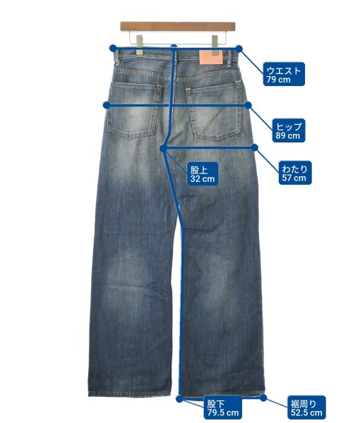 Acne Studios（アクネストゥディオズ）デニムパンツ 青 サイズ:27(M位) レディース/2200700805037