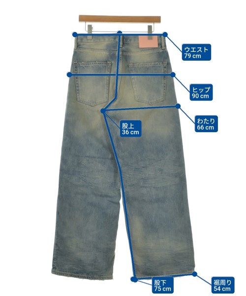 Acne Studios（アクネストゥディオズ）デニムパンツ 青 サイズ:S メンズ/2200700805044