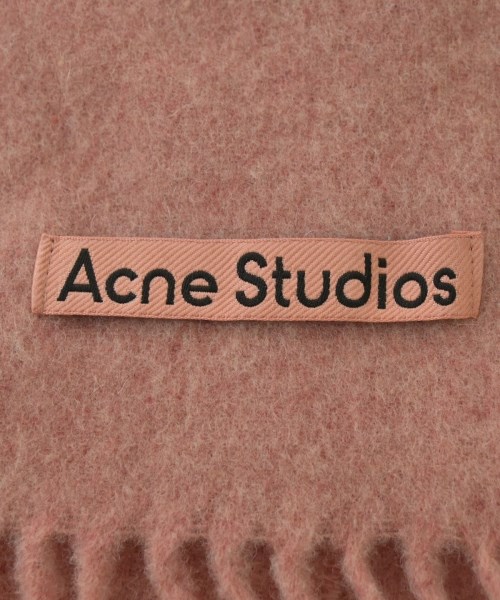 Acne Studios（アクネストゥディオズ）マフラー ピンク サイズ:- メンズ/2200698872240
