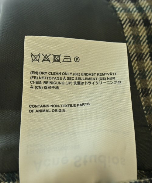 Acne Studios（アクネストゥディオズ）テーラードジャケット カーキ サイズ:50(XL位) メンズ/2200701147082