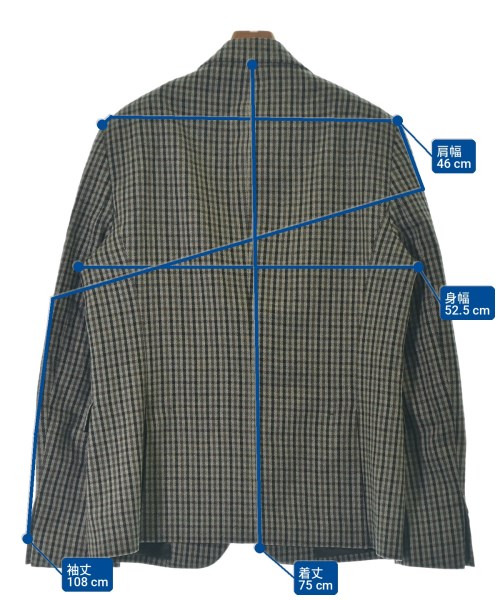 Acne Studios（アクネストゥディオズ）テーラードジャケット カーキ サイズ:50(XL位) メンズ/2200701147082