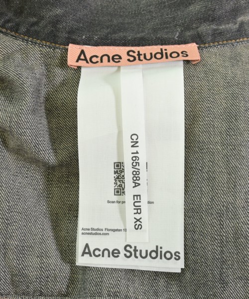 Acne Studios（アクネストゥディオズ）デニムジャケット 黒 サイズ:XS メンズ/2200701371012