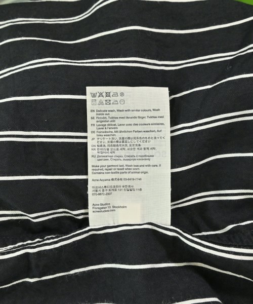 Acne Studios（アクネストゥディオズ）カジュアルシャツ 黒 サイズ:50(XL位) メンズ/2200701435011