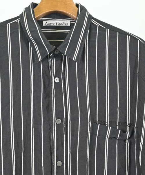 Acne Studios（アクネストゥディオズ）カジュアルシャツ 黒 サイズ:50(XL位) メンズ/2200701435011