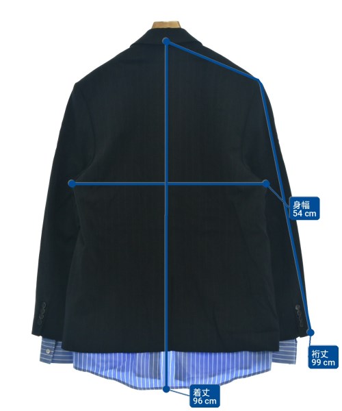 Acne Studios（アクネストゥディオズ）テーラードジャケット 紺 サイズ:36(S位) レディース/2200702137013