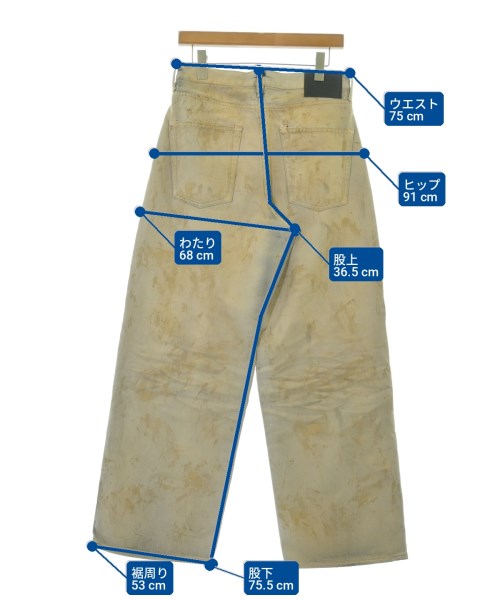 Acne Studios（アクネストゥディオズ）デニムパンツ ベージュ サイズ:S メンズ/2200702137020