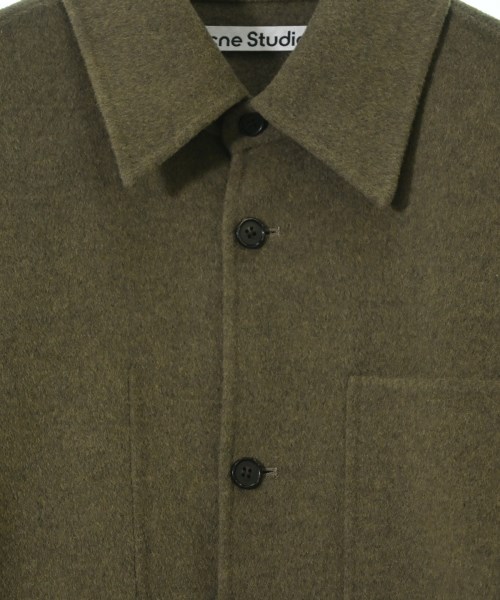 Acne Studios（アクネストゥディオズ）ステンカラーコート カーキ サイズ:46(M位) メンズ/2200646267012