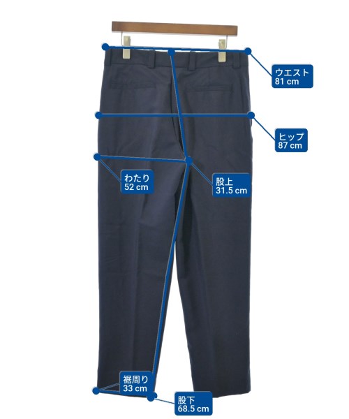 Acne Studios（アクネストゥディオズ）スラックス 紺 サイズ:46(M位) メンズ/2200645888041