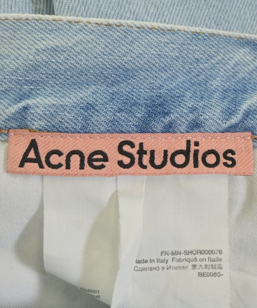 Acne Studios（アクネストゥディオズ）ショートパンツ 青 サイズ:32(XXL位) メンズ/2200649900152