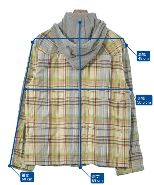 Acne Studios（アクネストゥディオズ）カジュアルシャツ ベージュ サイズ:XXS メンズ/2200655371014