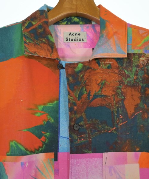 Acne Studios（アクネストゥディオズ）カジュアルシャツ オレンジ サイズ:48(L位) メンズ/2200660419060