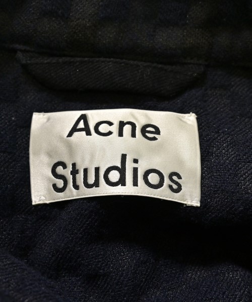 Acne Studios（アクネストゥディオズ）カジュアルシャツ 紺 サイズ:44(S位) メンズ/2200660420073