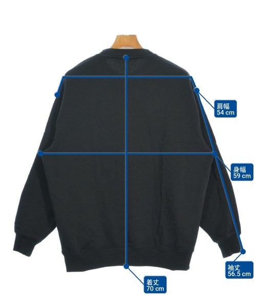 Acne Studios（アクネストゥディオズ）スウェット 黒 サイズ:XS メンズ/2200710804037