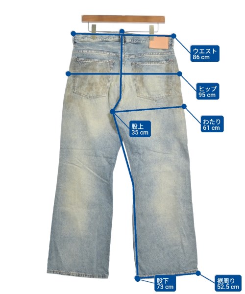 Acne Studios（アクネストゥディオズ）デニムパンツ 青 サイズ:32(L位) メンズ/2200710806017