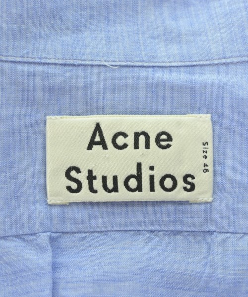 Acne Studios（アクネストゥディオズ）カジュアルシャツ 青 サイズ:46(M位) メンズ/2200711689084