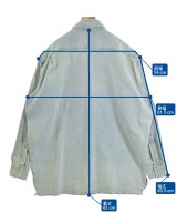 Acne Studios（アクネストゥディオズ）カジュアルシャツ 青 サイズ:46(M位) メンズ/2200712261050