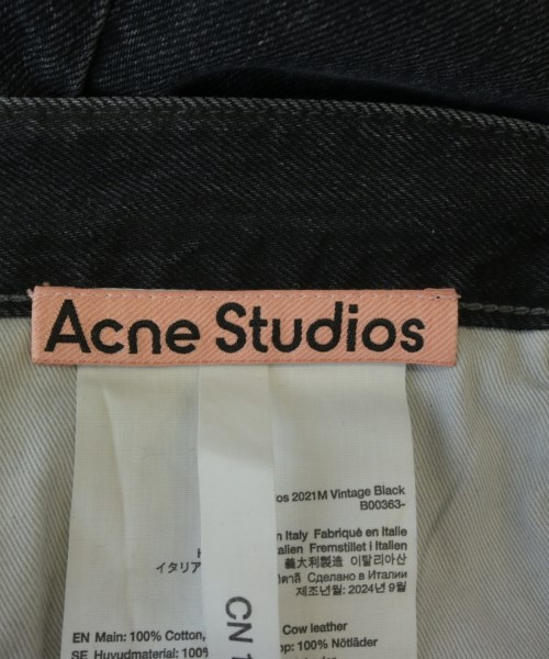 Acne Studios（アクネストゥディオズ）デニムパンツ 黒 サイズ:32(L位) メンズ/2200712424028