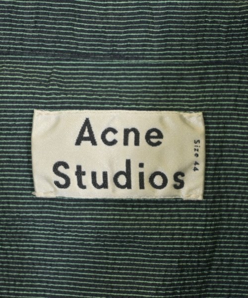 Acne Studios（アクネストゥディオズ）カジュアルシャツ 緑 サイズ:44(S位) メンズ/2200712961035