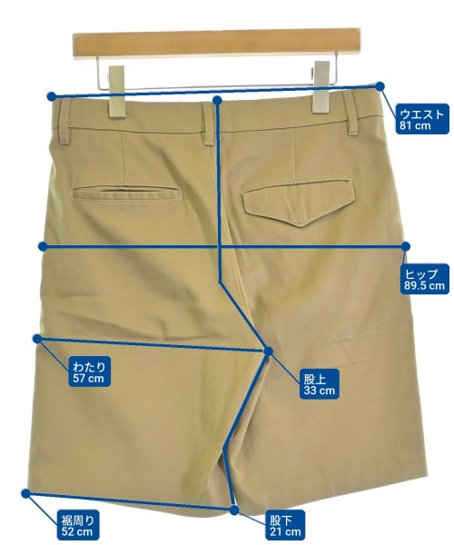 Acne Studios（アクネストゥディオズ）ショートパンツ ベージュ サイズ:48(L位) メンズ/2200710217127