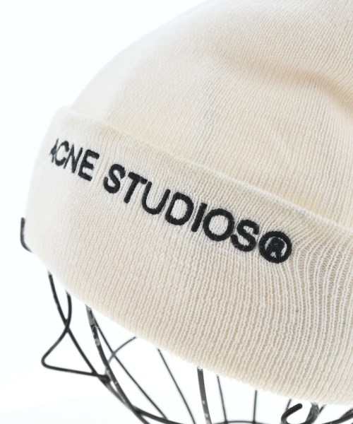Acne Studios（アクネストゥディオズ）ニットキャップ・ビーニー 白 サイズ:ONE メンズ/2200715537015