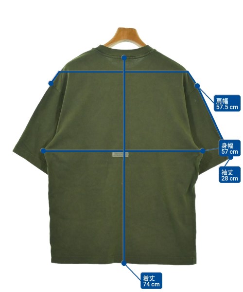 Acne Studios（アクネストゥディオズ）Tシャツ・カットソー カーキ サイズ:XS メンズ/2200715932056