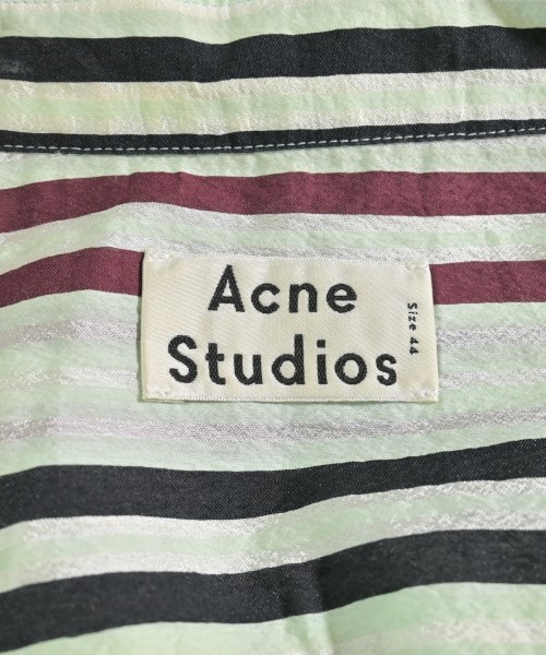 Acne Studios（アクネストゥディオズ）カジュアルシャツ 緑 サイズ:44(S位) メンズ/2200715932100