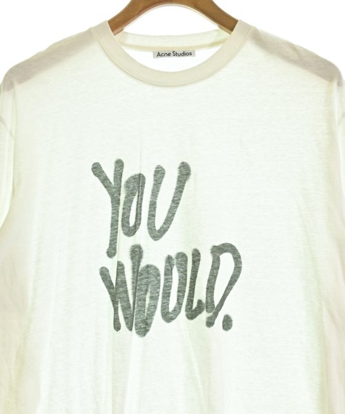 Acne Studios（アクネストゥディオズ）Tシャツ・カットソー 白 サイズ:M メンズ/2200716609087