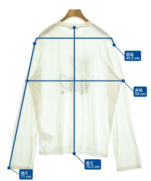 Acne Studios（アクネストゥディオズ）Tシャツ・カットソー 白 サイズ:M メンズ/2200716609087