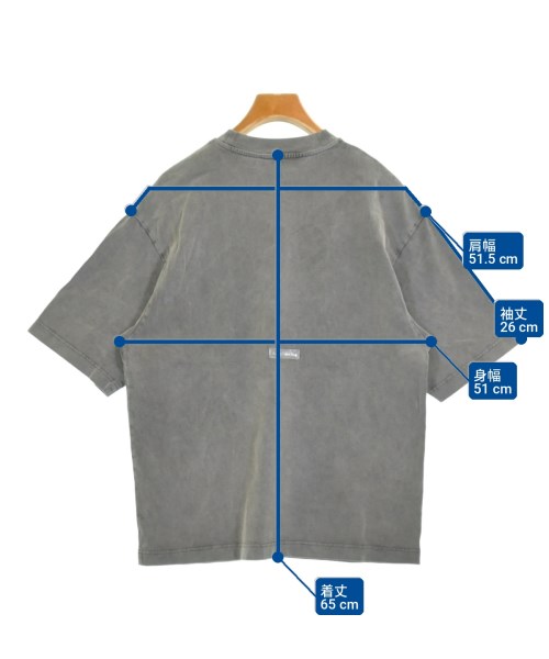 Acne Studios（アクネストゥディオズ）Tシャツ・カットソー グレー サイズ:XS メンズ/2200716945017