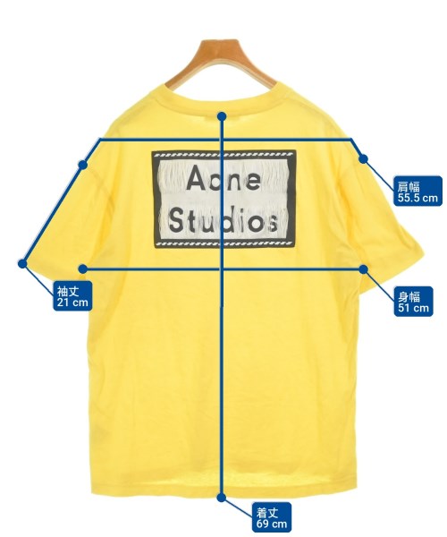 Acne Studios（アクネストゥディオズ）Tシャツ・カットソー 黄 サイズ:M メンズ/2200717159109