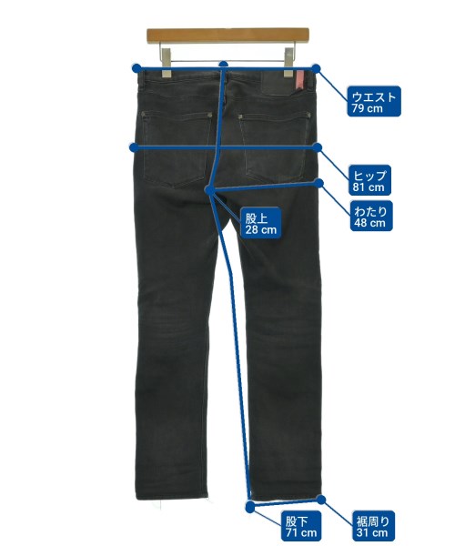 Acne Studios（アクネストゥディオズ）デニムパンツ 黒 サイズ:30(M位) メンズ/2200717295029