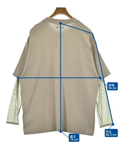 Acne Studios（アクネストゥディオズ）Tシャツ・カットソー ベージュ サイズ:S メンズ/2200718029036