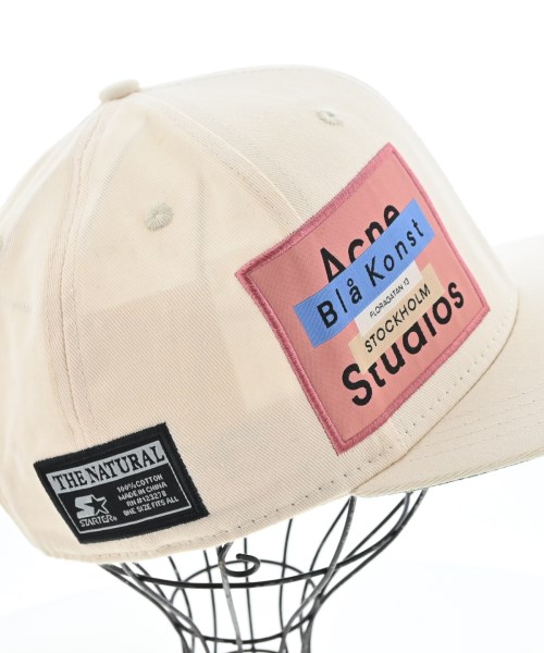 Acne Studios（アクネストゥディオズ）キャップ 白 サイズ:56-58 メンズ/2200714493015