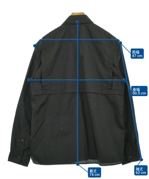 Acne Studios（アクネストゥディオズ）カジュアルシャツ 黒 サイズ:44(S位) メンズ/2200718913021