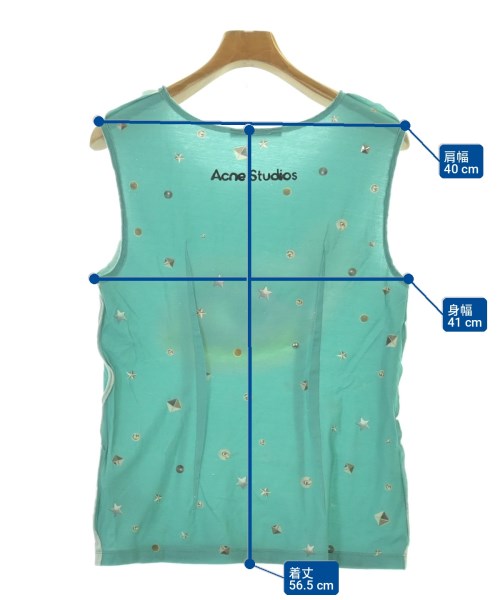Acne Studios（アクネストゥディオズ）タンクトップ 緑 サイズ:S メンズ/2200719075025
