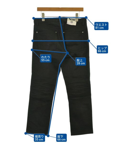 Acne Studios（アクネストゥディオズ）その他 黒 サイズ:30(M位) メンズ/2200645043044