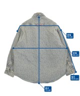 Acne Studios（アクネストゥディオズ）カジュアルシャツ 青 サイズ:42(XXL位) メンズ/2200648034018
