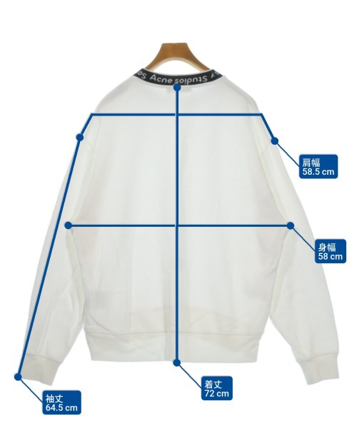 Acne Studios（アクネストゥディオズ）スウェット 白 サイズ:S メンズ/2200648281085