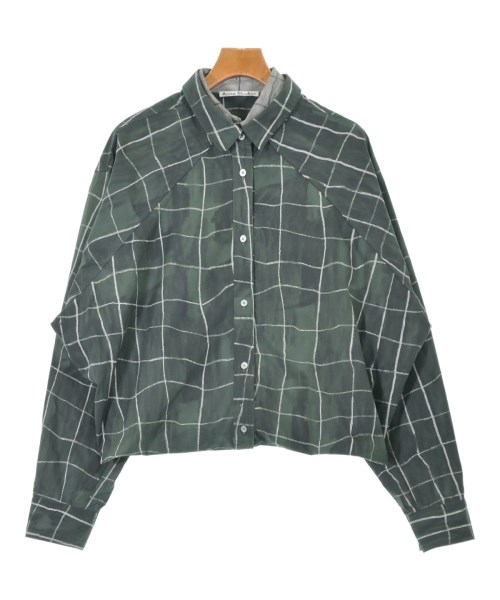 Acne Studios(アクネストゥディオズ)カジュアルシャツ 緑 サイズ:46(M位)/2200648950028
