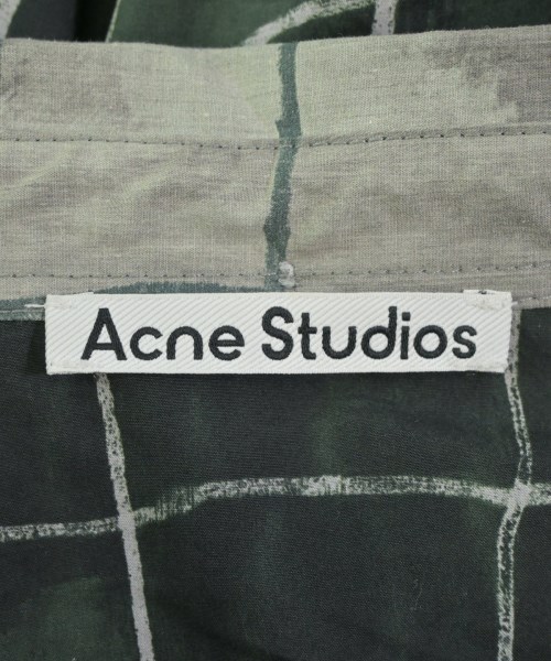 Acne Studios（アクネストゥディオズ）カジュアルシャツ 緑 サイズ:46(M位) メンズ/2200648950028