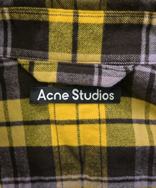 Acne Studios（アクネストゥディオズ）カジュアルシャツ 黄 サイズ:M メンズ/2200641292125