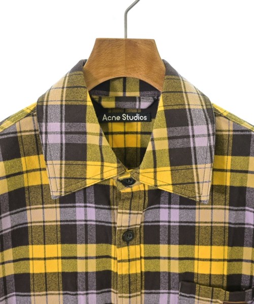Acne Studios（アクネストゥディオズ）カジュアルシャツ 黄 サイズ:M メンズ/2200641292125