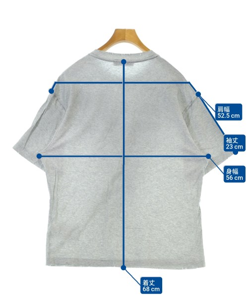 Acne Studios（アクネストゥディオズ）Tシャツ・カットソー グレー サイズ:M メンズ/2200641261091