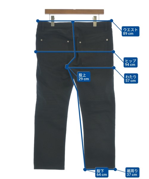 Acne Studios（アクネストゥディオズ）デニムパンツ 黒 サイズ:34(XL位) メンズ/2200650046061