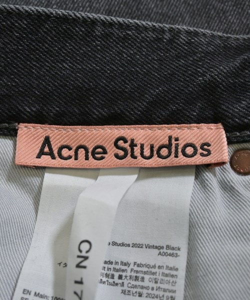 Acne Studios（アクネストゥディオズ）デニムパンツ 黒 サイズ:28(S位) メンズ/2200634476020