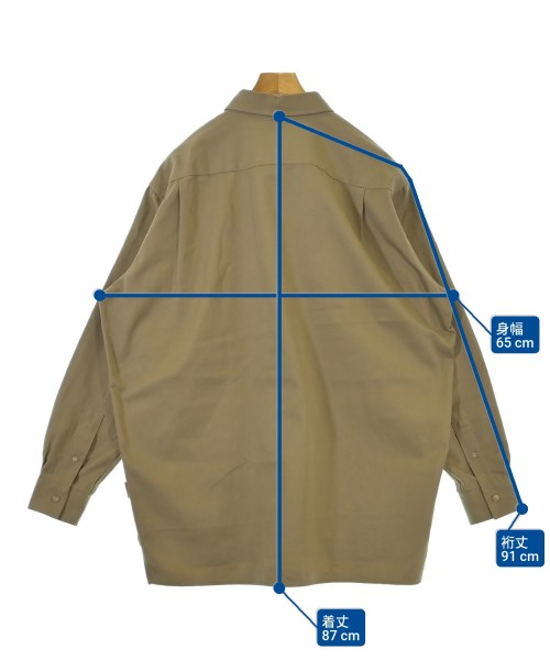Acne Studios（アクネストゥディオズ）カジュアルシャツ ベージュ サイズ:48(L位) メンズ/2200651404327