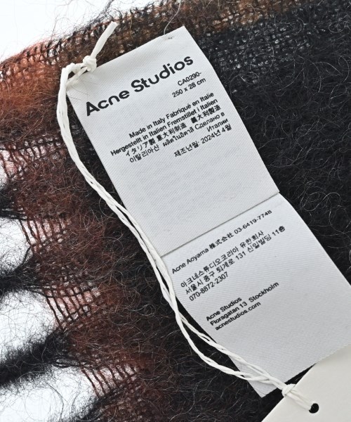 Acne Studios（アクネストゥディオズ）マフラー 黒 サイズ:- メンズ/2200651450171